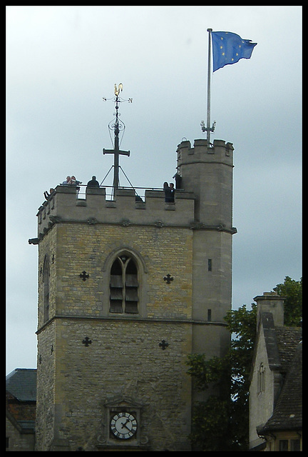 evil flag over Oxford