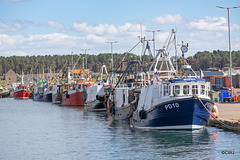 Fishing Trawlers in Burghead Harbour