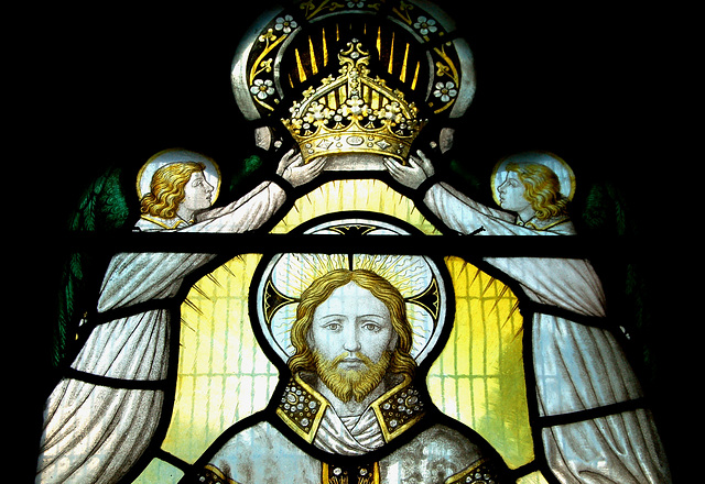 Detail of Stained Glass, Saint George's Church, Nottingham