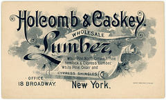 Holcomb and Caskey, Wholesale Lumber, New York, N.Y.