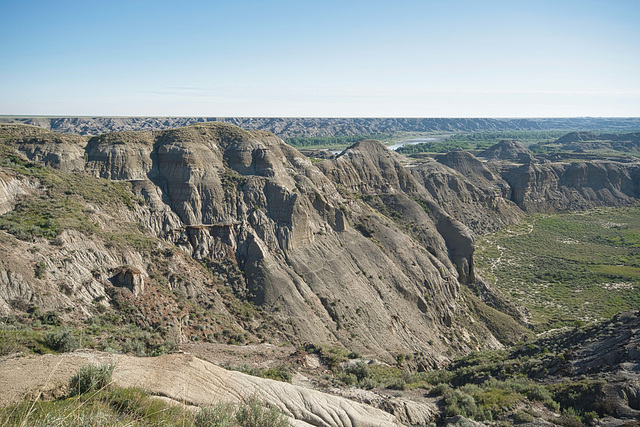 a badlands view