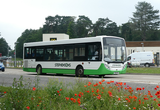 Stephensons 445 (YX10 FFA) at Fiveways, Barton Mills - 25 Jun 2019 (P1020866) Stephensons 445 (YX10 FFA) at Fiveways, Barton Mills - 25 Jun 2019 (P1020866)