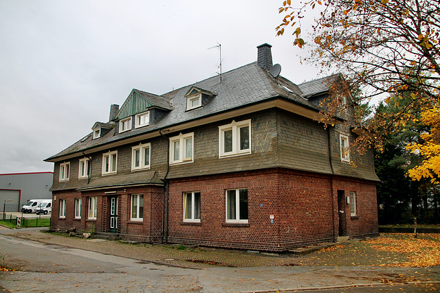 Ehem. Empfangsgebäude des Bahnhofs Gevelsberg West / 24.10.2020