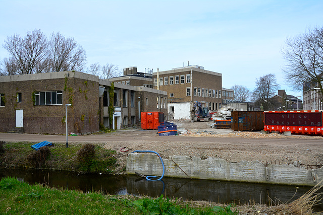 Demolition of the former Clusius Laboratory