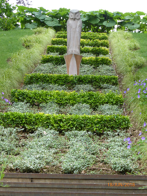 Bel escalier végétal