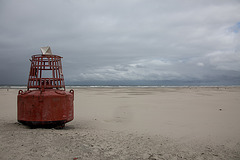 20140909 4929VRAw [NL] Seezeichen, Strand, Terschelling