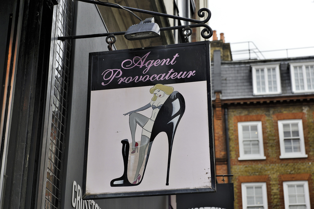 "Agent Provocateur" – Broadwick Street, Soho, London, England