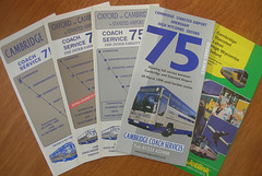 Cambridge Coach Services service 75 timetable covers