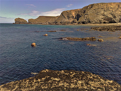 Basset Cove and Porthcadjack from Crane Islands.