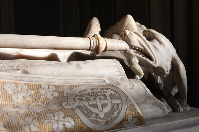 Detail of Monument , Ely Cathedral, Cambridgeshire