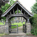 Lynch gate at the Church of St Peter, Higham on the Hill