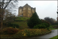 dull day at Guildford Castle