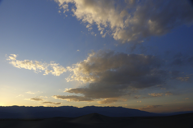 Mesquite Flat Sunset