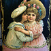 Scène enfantine . Ancien chromo