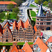 DE - Lübeck - Holstentor and Salt Houses, seen from St. Petri