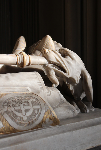 Detail of Monument , Ely Cathedral, Cambridgeshire