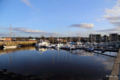 Nairn Harbour on a calm evening