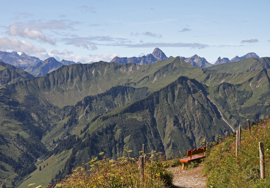 Abstieg vom Walmendingerhorn