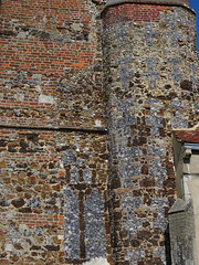 lawford church, essex (83) flushwork patterning in puddingstone and flint on the late c14 tower lawford church, essex (83) flushwork patterning in puddingstone and flint on the late c14 tower