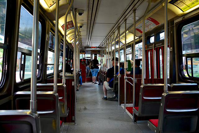 Canada 2016 – Toronto – CLRV tram interior