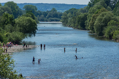 ein Sommertag an der Thur bei Ittingen (© Buelipix)