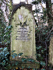 nunhead cemetery, london,c19 tomb of charlotte martha kedgley +1896