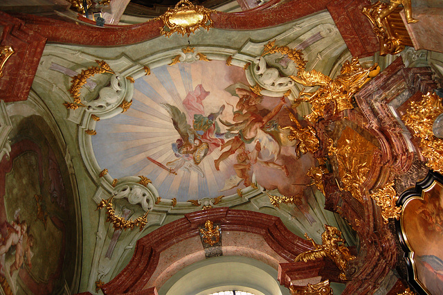 Ceiling Detail, St Nicholas' Church, Lesser Town Square, Prague