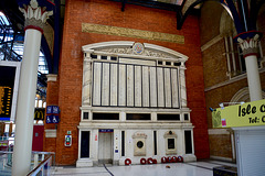 England 2016 – Great War memorial at London Liverpool Street Station