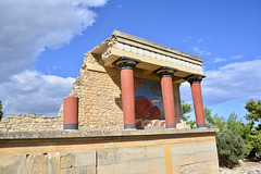 Knossos 2021 – North Entrance with charging bull fresco