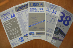 Cambridge Coach Services service 38 timetable covers