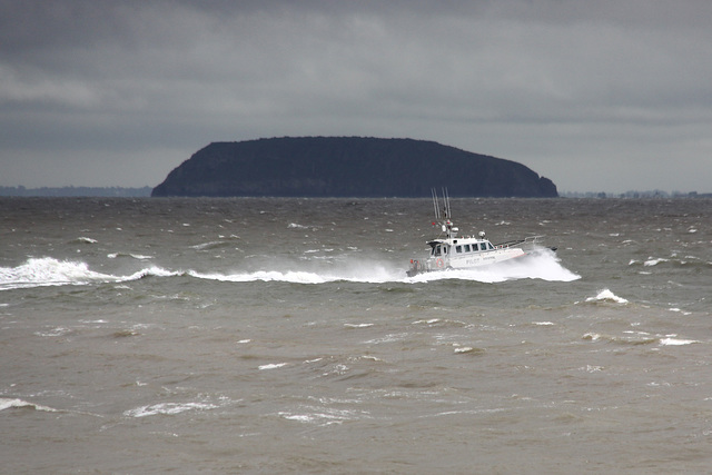 Pilot Boat and Steepholm Island