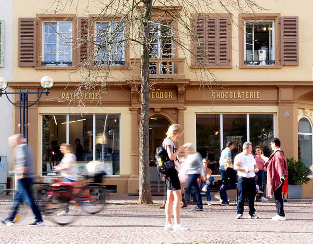 Straßenbild vor Theodor