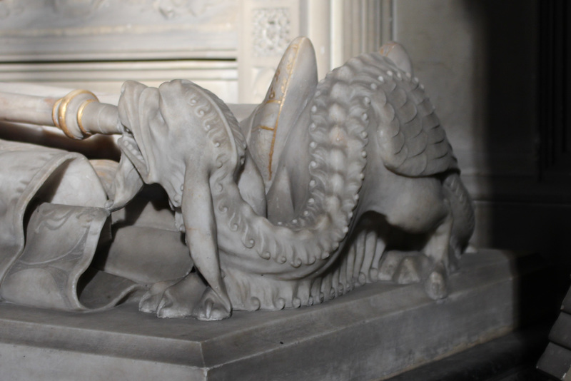 Detail of Monument , Ely Cathedral, Cambridgeshire