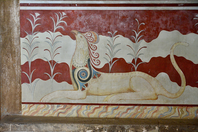 Knossos 2021 – Griffin in the Throne Room