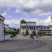 zwischen der Franzensquelle/Pramen František und der Neuen Kolonnade/Nová kolonáda, Blick in die Hauptpromenade  von Franzensbad/Františkovy Lázně  ... P.i.P. (© Buelipix)