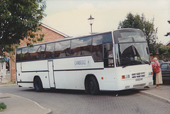 Cambridge Coach Services (on loan) H658 UWR at Mildenhall - Sep 1996