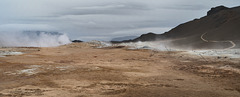 The Namafjall geothermal field, Crateras