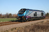 First TransPennine liveried class 68 68031 at Spital Bridge, Seamer running as 0B82 11.11 Scarborough - York Crew Training run 30th January 2019.