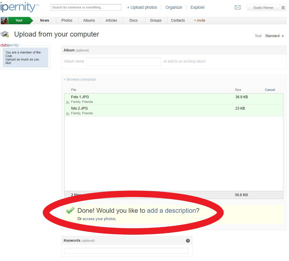 Upload finished
