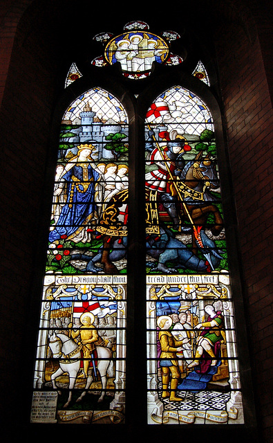 Detail Of Lady Jardine Memorial Window, West End Of Saint George's Church, St George's Drive, Nottingham