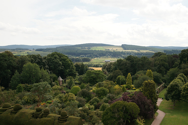 View From Crathes Castle