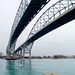 The color of the water gave the bridge its name: Blue Water Bridge