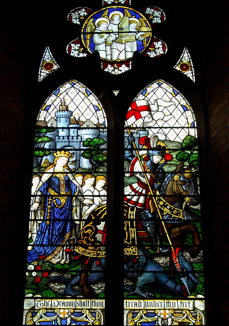 Detail Of Lady Jardine Memorial Window, West End Of Saint George's Church, St George's Drive, Nottingham