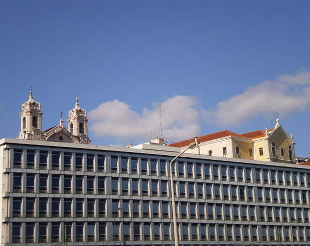 Towers of Saint Francis of Paula Church.