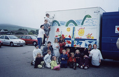 kids and truck in abdn