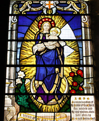 Detail Of Lady Jardine Memorial Window, West End Of Saint George's Church, St George's Drive, Nottingham