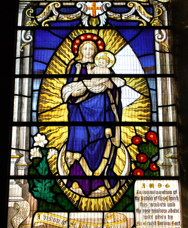 Detail Of Lady Jardine Memorial Window, West End Of Saint George's Church, St George's Drive, Nottingham