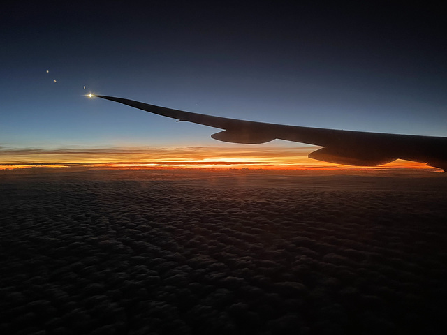 Sunrise over Australia 1