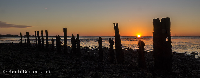 Sunset at Langstone Harbour (3)