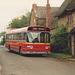 Midland Red South 709 (TOF 709S) in Sibford Gower – 1 Jun 1993 (194-01)